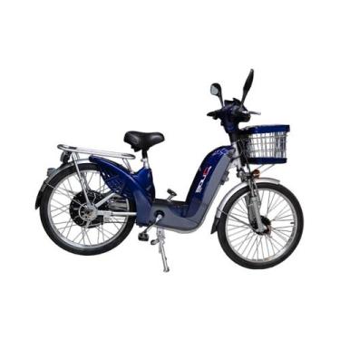 Imagem de Bicicleta Bike Elétrica Duos 800w 2026 Completa USB Alarme e Setas, Az