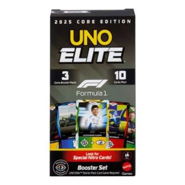 Imagem de Jogo De Cartas Uno Elite F1 Extenção Adicional Mattel Cards Colorido P