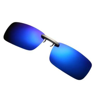 Imagem de Lentes Clip On Sobrepõe Óculos Polarizada e com Proteção UV400 - Vinki