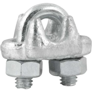 Imagem de Clips Para Cabo de aço 1/4" - 6,35 mm, Pesado, Encartelado, Vonder Plu