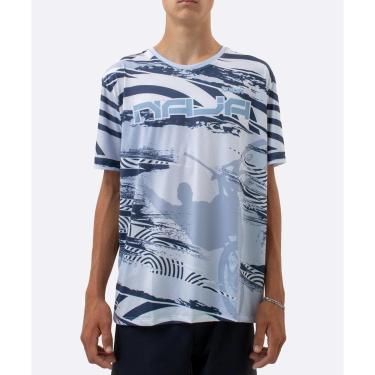 Imagem de Camiseta Masculina HUPI Bike Naja V10 Cinza e Branco-Masculino
