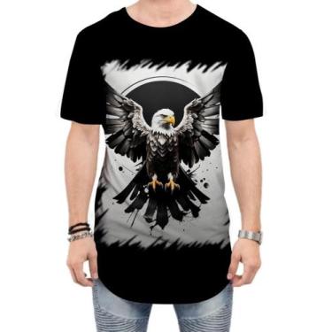Imagem de Camiseta Longline de Águia Asas Coragem Visão 14 - Kasubeck Store®, P