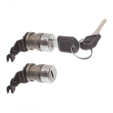 Imagem de Par de Cilindros de Portas com Chave Modelo F103 para Chevrolet Blazer 95 a 11 e S10 Reposição Automotiva Universal