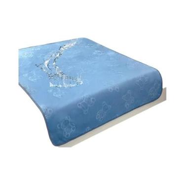 Imagem de Protetor De Colchão De Flanela Respirável, Impermeável E Lavável, Almo