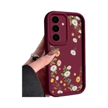 Imagem de Capa De Telefone Floral Macia Para Samsung Galaxy S26 S25 Edge A57 A37