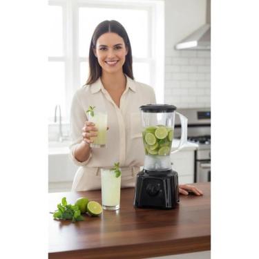Imagem de Liquidificador Potente 550W Preto Tritura Gelo - Congratulations Store