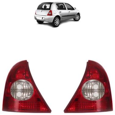 Imagem de Lanterna Traseira Clio Hatch 2003 A 2010 Ré E Pisca Cristal - Automoti