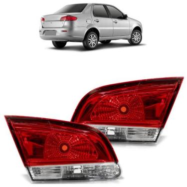 Imagem de Lanterna Traseira Siena G4 2008 A 2011 Bicolor Porta Malas - Automotiv