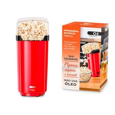 Imagem de Pipoqueira Elétrica Sem Óleo Saudável 1500w Ar Quente 220v Vermelho 22