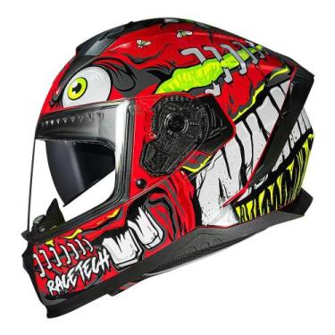 Imagem de Capacete Race Tech Volt Croc Vermelho, 56