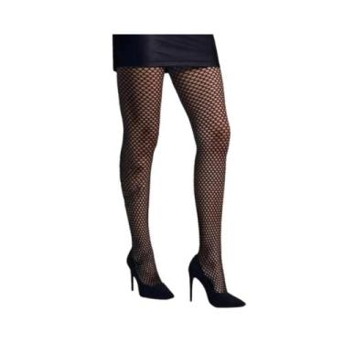 Imagem de Meia Calça Arrastão Selene, Preto, P
