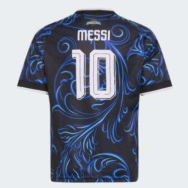 Imagem de Camisa Adidas Argentina Away 2026 Juvenil 10 Messi, 14 ANOS