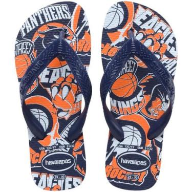 Imagem de Chinelo Infantil Menino Havaianas Kids Athletic FC Original, Marinho, 