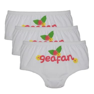 Imagem de Kit c/3 Calcinha Infantil Glitz Geofan, P