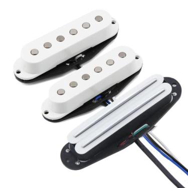 Imagem de FLEOR Conjunto de 3 Captadores para Guitarra SSS Alnico 5 Single Coil 