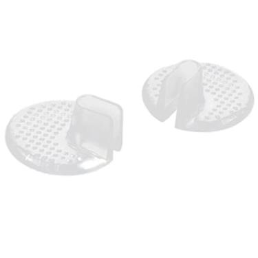 Imagem de Almencla 5 pares de protetores de dedos de gel de silicone transparente antinavio para cuidados com os pés