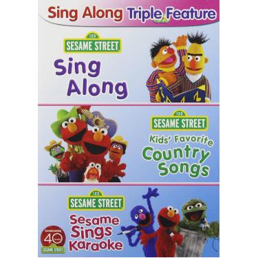 Imagem de Sesame Street: Sing Along Triple Feature (Sing Along / Kids' Favorite Country Songs / Sesame Sings Karaoke)