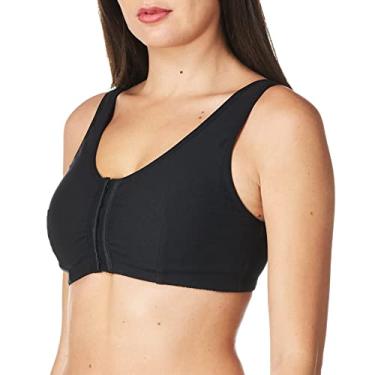 Imagem de Amoena Sutiã feminino Frances com fecho frontal, Preto, XS AB