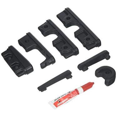 Imagem de Kuryakyn 7010 Componente de controle de pé de motocicleta: Conjunto de almofada de borracha de substituição para placas de piso transformador, preto