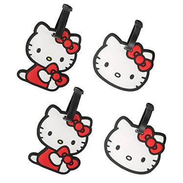 Imagem de Hello Kitty PVC Luggage Tags, Set of 4
