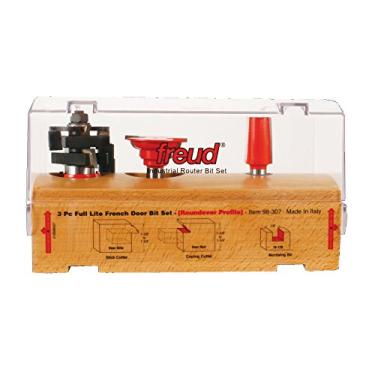 Imagem de Freud 98-307 Conjunto de brocas de porta francesa de 3 peças - Full Lite - perfil arredondado - haste de 1,27 cm, multi, tamanho único