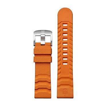 Imagem de Relógio masculino Luminox 3740 Bear Grylls Master Series laranja de borracha