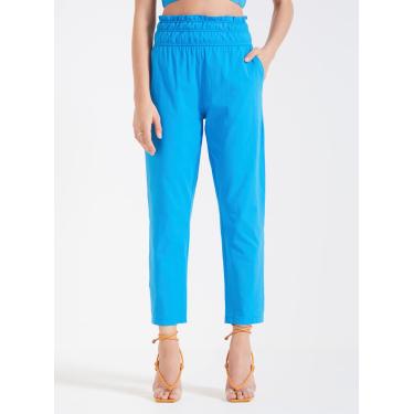Imagem de Calça Cintura Alta Forum Feminino Azul Diazur GG