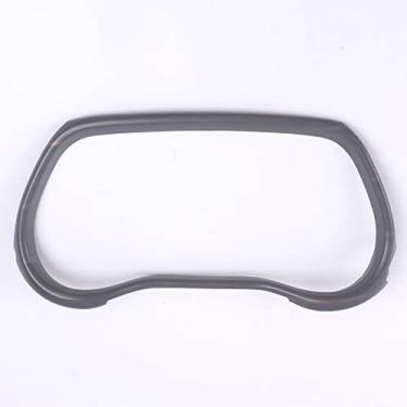 Imagem de Xodouhi Tampa da moldura do medidor do painel apto para Toyota Sienna 2021 2022 moldura do painel de acabamento do volante consoles centrais laterais acessórios interiores do carro (madeira de pêssego)