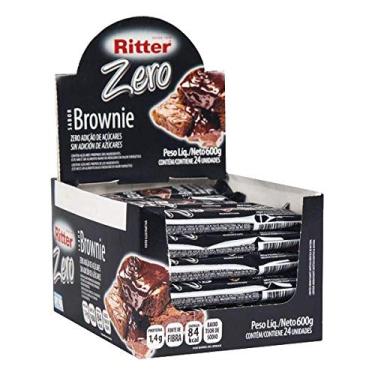 Imagem de Barra Cereal Brownie Choc Zero Ac 25G 24Un Ritter