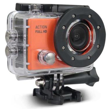 Imagem de Camera De Acao Action Full Hd 1080P Tela Lcd 2Pol 12Mp 30 Fps 450 Mah