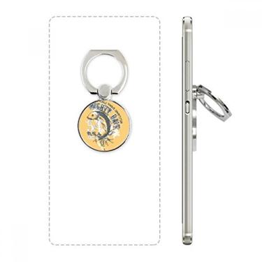 Imagem de Suporte de anel de telefone com padrão de isca de peixe para desenho de linha ajustável