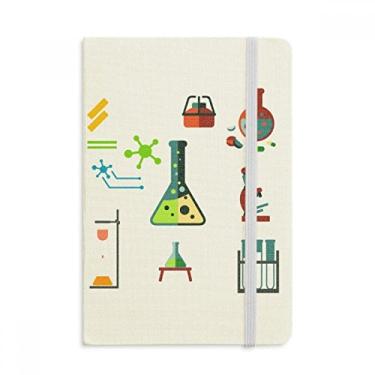 Imagem de Caderno de exames cônicos de química em tecido oficial capa dura para diário clássico