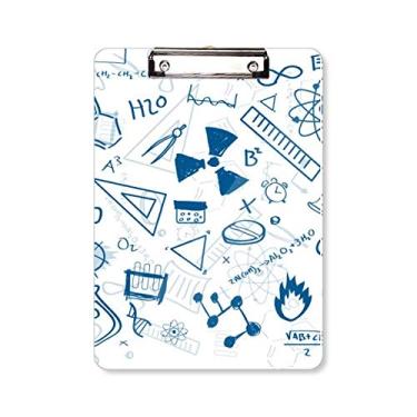 Imagem de Simple Strokes Style Physical Chemistry Symbol Clipboard, pasta, bloco de escrita A4