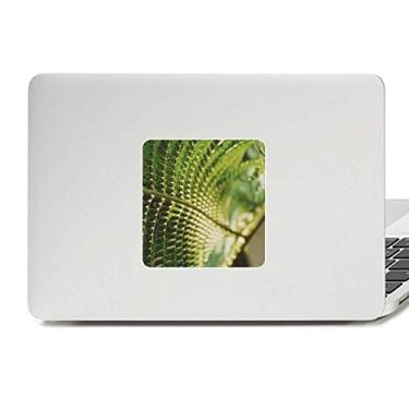 Imagem de Adesivo de vinil para laptop com foto de plantas de folhas