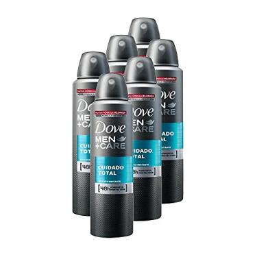 Imagem de Kit 6 Desodorantes Dove Men+care Antitranspirante Aerossol Cuidado Total 150ml