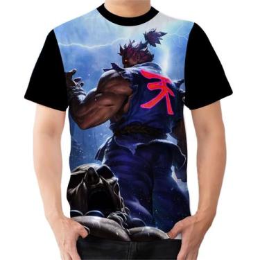 Imagem de Camisa Camiseta Akuma Street Fighter Luta Jogo 1 - Estilo Vizu