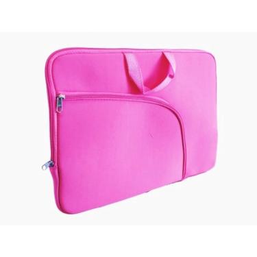 Imagem de Luva com Bolso Capa para Notebook até 15,6 Polegadas Rosa Protetor para Notebook