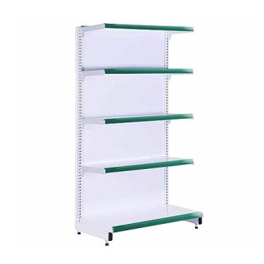 Imagem de Gôndola Prateleira Supermercado 5 Níveis 40x30 New Plus 1,70m Parede Inicial Verde - Sa Gôndolas