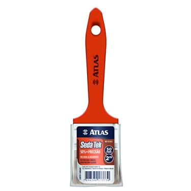 Imagem de Atlas - Trincha Sedatek Fina Simples de 2" para Acabamento em Madeira com Stains e Vernizes.