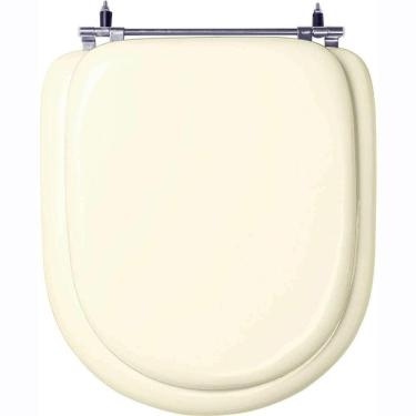 Imagem de Assento Sanitário Almofadado Calypso Bege Claro (Biscuit) para vaso Incepa