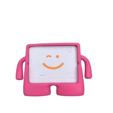 Imagem de Capa Infantil Borracha Compatível Para iPad 2 3 4 A1395 A1396 1397 A1416 A1430 A1403 1458 A1459 A1460.-ROSA,Contra Choques, Sujeira, Arranhões e Pequenas Batida,EVA, Emborrachada, Leve