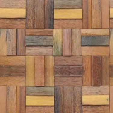 Imagem de Papel De Parede Adesivo Madeira Ripinhas Coloridas 3d 10m