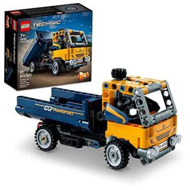 Imagem de Caminhão Basculante Lego Technic 42147, Brinquedo 2Em1, Construção