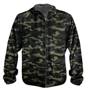 Imagem de Jaqueta Corta Vento Masculino Light WSS Classic (M, Camuflado)