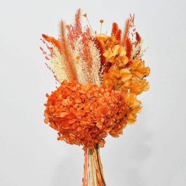 Imagem de Buquê de flores desidratadas hortênsia terracota