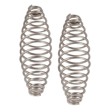 Imagem de Alça para grelha externa com elasticidade de mola, cabo de aço para churrasco, para fornos domésticos, fogões a lenha, acessório de acampamento