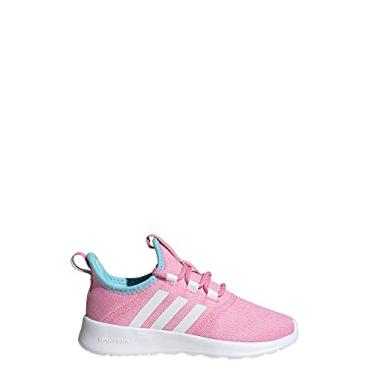 Imagem de adidas Tênis de corrida unissex infantil Cloud Foam-Pure, Bliss Pink/Cloud White/Bliss Blue, 18