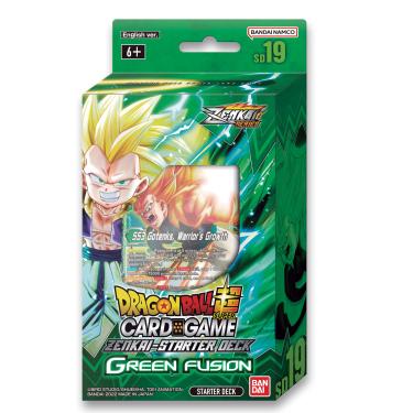Imagem de BANDAI | Dragon Ball Super CG: Baralho inicial da série Zenkai (SD19) – Green Fusion | Jogo de cartas | Idades a partir de 6 anos | 1 jogador