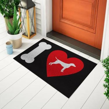 Imagem de Tapete Capacho Divertido Para Porta Criativo Estampado Pet - I Love Pet Ca1763