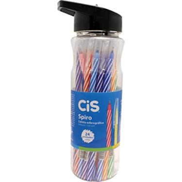 Imagem de Caneta Esferográfica, CIS, Spiro, 52.0600, 24 Unidades